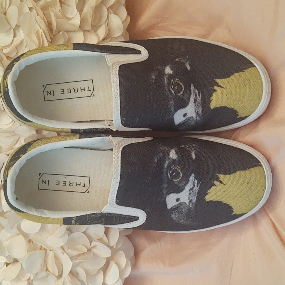 Twenty-One Pilots Canvas Shoes By Three In - Euc - image 5